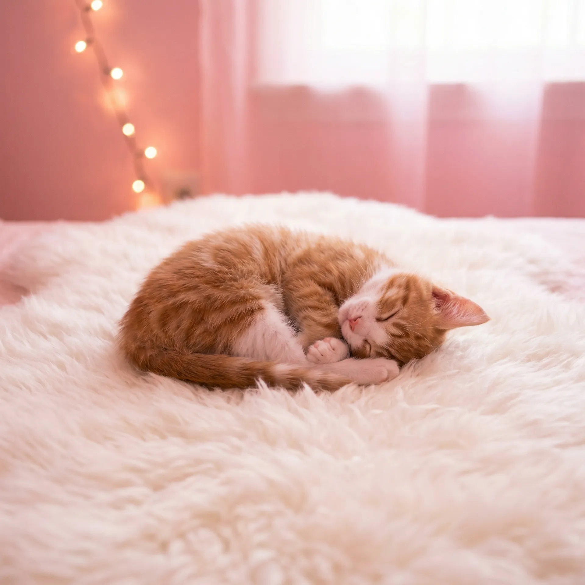 小猫蜷成一团入睡 - 来的都是客电视剧在线观看